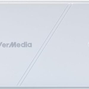 AVerMedia HDMI Capture Card- Gaming, Video Streaming, 4K Capture Card for PS5, Xbox Series X/S, Xbox One, PS4, Switch, Windows 11 / Mac Os12, HDR & VRR Support - GC551G2 Live Gamer Extreme 3 White