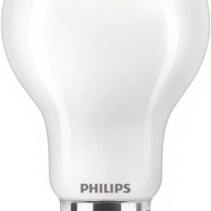 PHILIPS LED 60W A19 4-Pack Ultra Definition Soft White (2200K) 800 Lumen (8W=60W) Dimmable Flicker Free Light Bulbs