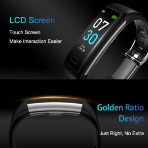 Fitness Tracker with Heart Rate Monitor/Step Counter/Calories, Activity Tracker Smart Watch Sleep Monitor, IP68, Health Tracker Pedometer for Man Women