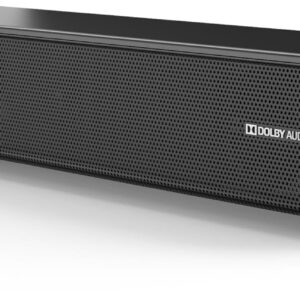 2.0 CH Dolby Digital Sound Bar - Bluetooth Home Theater Speaker with HDMI ARC, Optical, Aux for Smart TV, Gaming, PC & Projector, Compact Speaker Bar with 3D Surround Sound Home Theater Soundbar