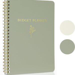 ZICOTO Easy to Use Monthly Budget Planner - 12 Month Financial Organizer with Expense Tracker Notebook - Monthly Money Budgeting Book To Manage Finances Effectively - 5.5"x8"