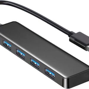 USB 3.0 Hub, VIENON 4-Port USB Hub USB Splitter USB Expander for Laptop, Xbox, Flash Drive, HDD, Console, Printer, Camera,Keyborad, Mouse(Not for Charging)