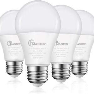 A19 LED Light Bulb, LED Bulbs 100 Watt Equivalent, 3000K Warm Light Bulbs, 1500 Lumens, E26 Standard Base Lightbulb, Non-Dimmable 15 Watt Soft White Bulbs for Home, ETL Listed(4-Pack)