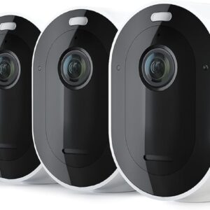 Arlo Pro 5S Spotlight Security Camera 2K HDR | Outdoor | Wireless | Dual-Band Wi-Fi Connects to Strongest Network|12X Zoom, 2-Way Audio, Siren, Color Night Vision,Live Stream(White, 4 Cameras)