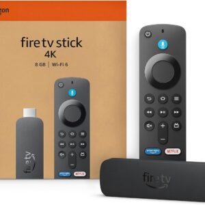 Amazon Fire TV Stick 4K (newest model) with AI-powered Fire TV Search, Wi-Fi 6, stream over 1.5 million movies and shows, free & live TV