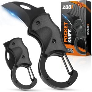 ZOOI Gifts for Men, Keychain Pocket Knife, Anniversary Birthday Mens Gifts for Men Dad Husband Him Grandpa, Unique Gifts for Dad Who Have Everything, EDC Box Cutter Gadgets Tools for Everyday Carry