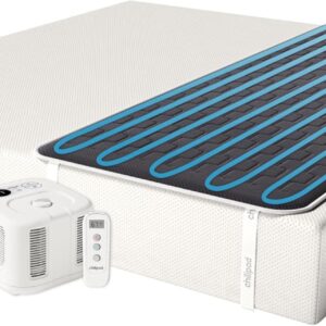 Chilipad Cube Bed Cooling System - Cooling & Heating Mattress Topper, Set Individual Bed Temperature, Cool Sleep Enhancement, Temp Range of 60-115°F, ME Half Queen Bedsize (30"W x 80"L), Model: CP500