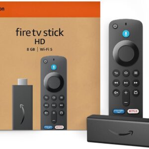 Amazon Fire TV Stick HD (newest model), free and live TV, Alexa Voice Remote, smart home controls, HD streaming