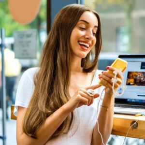 Ecally 3 Pcs Phone Charms Strap Beaded Pearl Butterfly Flower Phone Strap Cute Lanyard Chain for Camera Keychain Wallet Pendant Decor