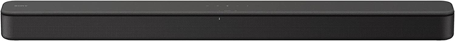 Sony S100F 2.0ch Soundbar with Bass Reflex Speaker, Integrated Tweeter and Bluetooth, (HTS100F), easy setup, compact, home office use with clear sound black