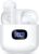 Wireless Earbuds Bluetooth 5.3 Headphones, 40Hrs Playback Stereo Ear Buds with LED Display Charging Case IPX7 Waterproof in-Ear Earphones with Mic for Phone Tablet Laptop Sports, White