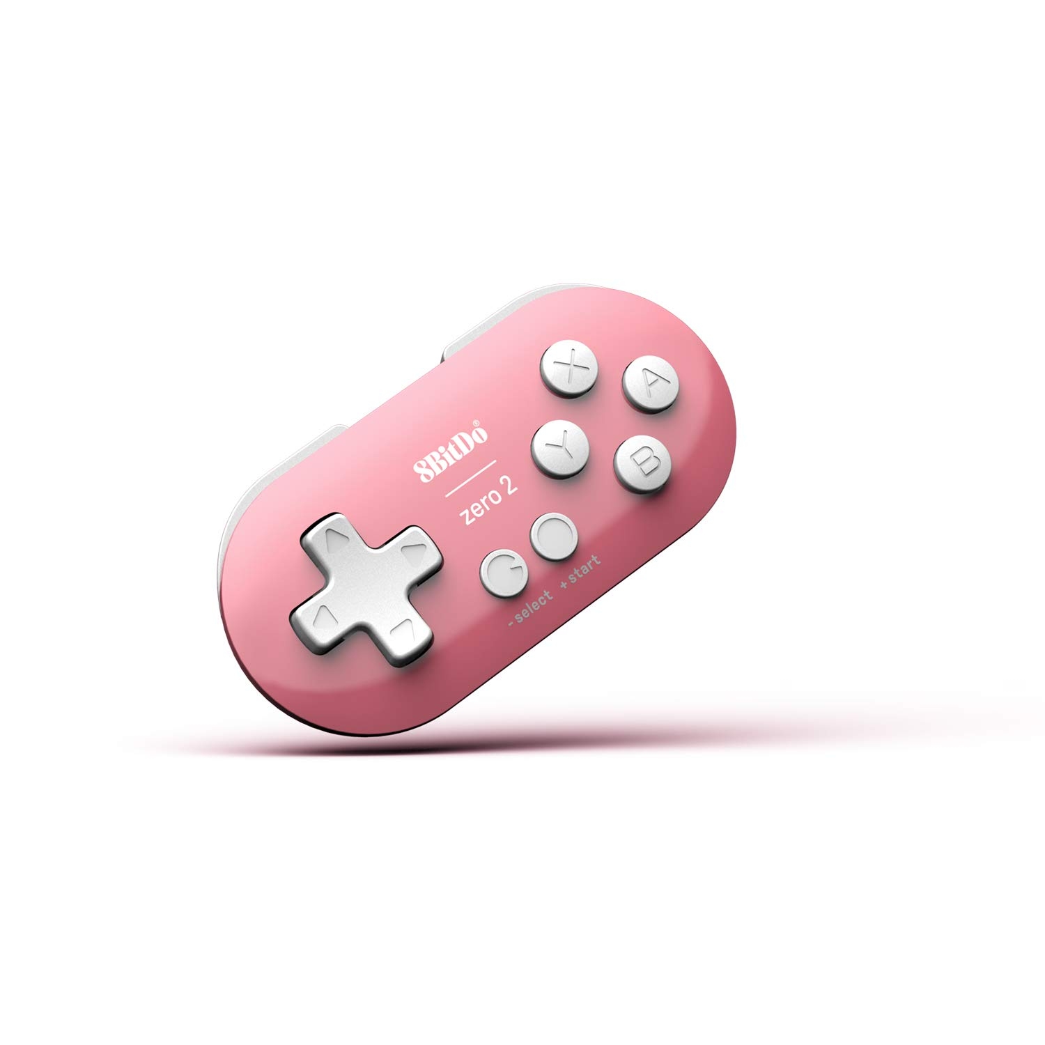 8Bitdo Zero 2 Bluetooth Gamepad Keychain Sized Mini Controller for Switch, Windows, Android, macOS & Raspberry Pi(Pink Edition) – Nintendo Switch