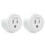 GHome Smart Mini Smart Plugs Work with Alexa and Google Home, WiFi Smart Outlet Socket Remote Control Timer Function, Only 2.4GHz Network, No Hub Required, ETL FCC Listed (2 Pack), White