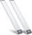 LED Motion Sensor Light,Under Counter Lighting, Wireless USB Rechargeable Kitchen Night Lights,Battery Powered Operated Light,54-LED Light for Wardrobe,Closets,Cabinet,Cupboard, 2 Count (Pack of 1)