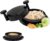 Chicken Shredder Tool Twist, Meat Shredder with Ergonomic Handle, Easy Cleaning, Anti-Slip, Dishwasher Safe – Black