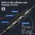 Wired Earbuds 2 Pack, Earbuds Stereo Wired Earphones Headphones with Microphone Volume Control, Fits All 3.5mm Jack Device, Black and White