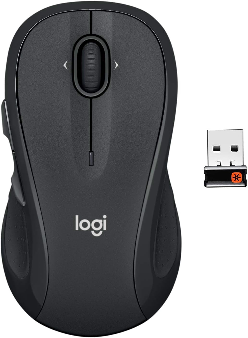 Logitech M510 Wireless Mouse, Mouse for Laptop and PC with USB Unifying Receiver, Programmable Buttons – Graphite