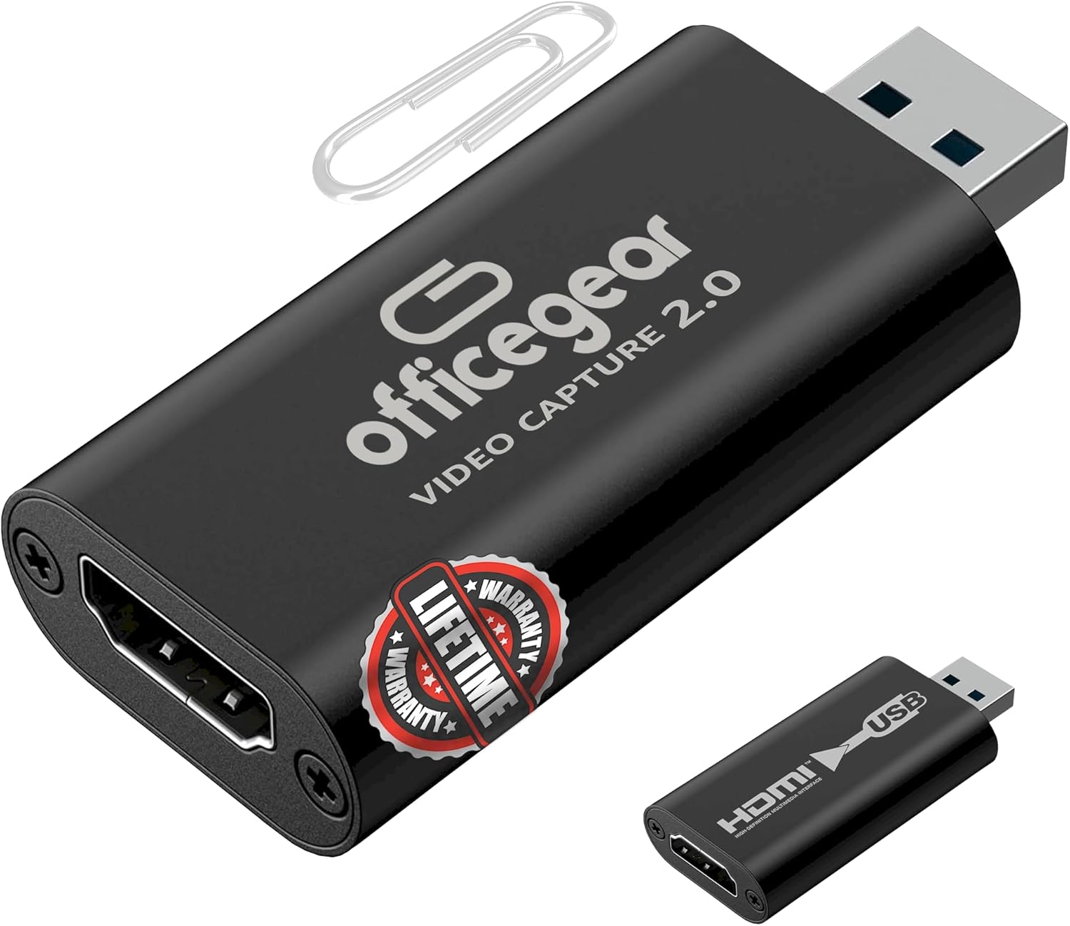 OGHDCAP Budget-Friendly HDMI to USB 2.0 Video Capture Card for Streaming, Live Broadcasting, Video Conference,Teaching,Gaming–Cam Link Card 4K HDMI Input 1080p Output, Game Capture Adapter