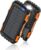 Power-Bank-Solar-Charger – 42800mAh Portable Charger,Solar Power Bank,External Battery Pack 5V3.1A Qc 3.0 Fast Charger Built-in Super Bright Flashlight (Orange)