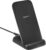 Amazon Basics 10W Qi Certified Wireless Charging Stand, for Phone 16/15/14/13/12/11/X, Samsung, and More, with USB Cable (No AC Adapter), Black