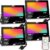 LED Flood Light Outdoor 30W, 300W Equivalent 3000LM Smart RGB Landscape Lighting with APP Control, DIY Scenes – Timing – Warm White 2700K – Color Changing Uplight, IP66, US Plug MELPO(4 Pack)