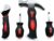 Apollo Tools 4 Piece Stubby Tool Set for Small Hands and Tight Spaces. Convenient and Compact Small Tool Set includes Mini Hammer, Mini Screwdriver Set and Mini Wrench – Red – DT0240