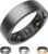 Fitness Tracker, Smart Ring for Women Men, Fitness Ring with Sleep Tracker, 24/7 Heart Rate Monitor, Health Activity Trackers, Step Counter,Calorie Pedometer,No Subscription,for iOS Android(Black,#9)