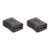 Amazon Basics HDMI Female to Female Coupler Adapter (2 Pack), 29 x 22mm, Black